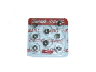 Jogo 8 Retentor de Válvula SABO para Fiat Strada 1.3 1.4 8V FIRE 2002 até 2009 - Cod. 09300BREF