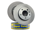 Par Disco de Freio HIPPER FREIOS Ventilado para Volkswagen Gol 1.0 8V G5 G6 2008 até 2013 ARO 13 - Cod. HF87