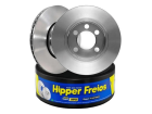 Par Disco de Freio HIPPER FREIOS Ventilado para Volkswagen CrossFox 1.6 2012 até 2018 - Cod. HF81A