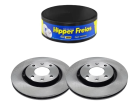 Par Disco de Freio HIPPER FREIOS Ventilado para Peugeot 206 Hatchback SW 1.4 1.6 1999 até 2008 - Cod. HF750