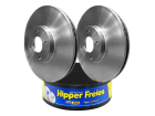 Par Disco de Freio HIPPER FREIOS Ventilado para Ford EcoSport VERSÃO BASE XL XLS XLS FREESTYLE XLT 1.0 1.6 2.0 Manual 2003 até 2012 - Cod. HF18B