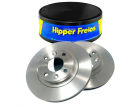 Par Disco de Freio Dianteira HIPPER FREIOS Ventilado para Renault Sandero 1.0 1.6 16V 1.0 12V 2015 até 2023 - Cod. HF549B