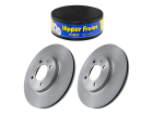 Par Disco de Freio Traseiro HIPPER FREIOS Ventilado para Volkswagen Van 1.6 1998 até 2001 - Cod. HF02B