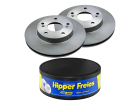 Par Disco de Freio Dianteira HIPPER FREIOS Ventilado para Honda Civic 1.8 16V 2006 até 2016 - Cod. HF700A