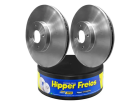 Par Disco de Freio HIPPER FREIOS Ventilado para Ford Ka 1.0 1.5 2015 até 2021 - Cod. HF18H